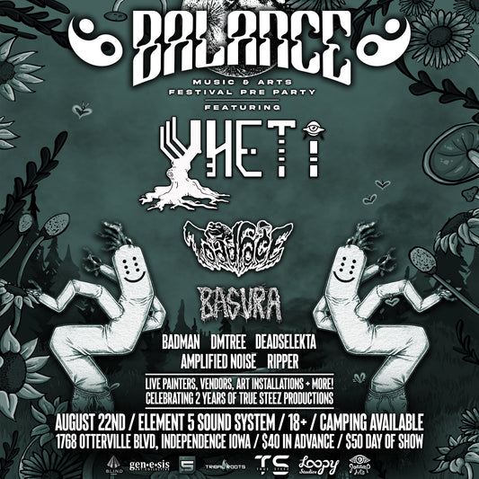 Pre-Party ft. Yheti, Toadface, Basura + More (Payment Plan)