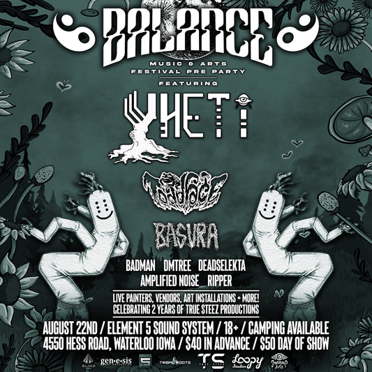 Pre-Party ft. Yheti, Toadface, Basura + More (Payment Plan)